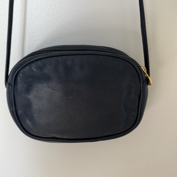 Vintage Carvela Blue Suede/Leather Mini Bag with Stitching Detail - Picture 4 of 6